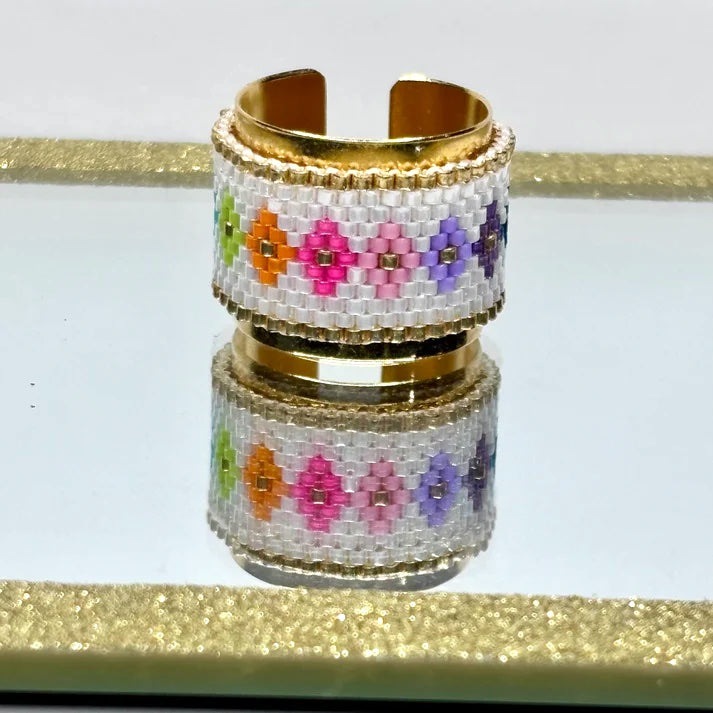 Kite Miyuki Adjustable Ring