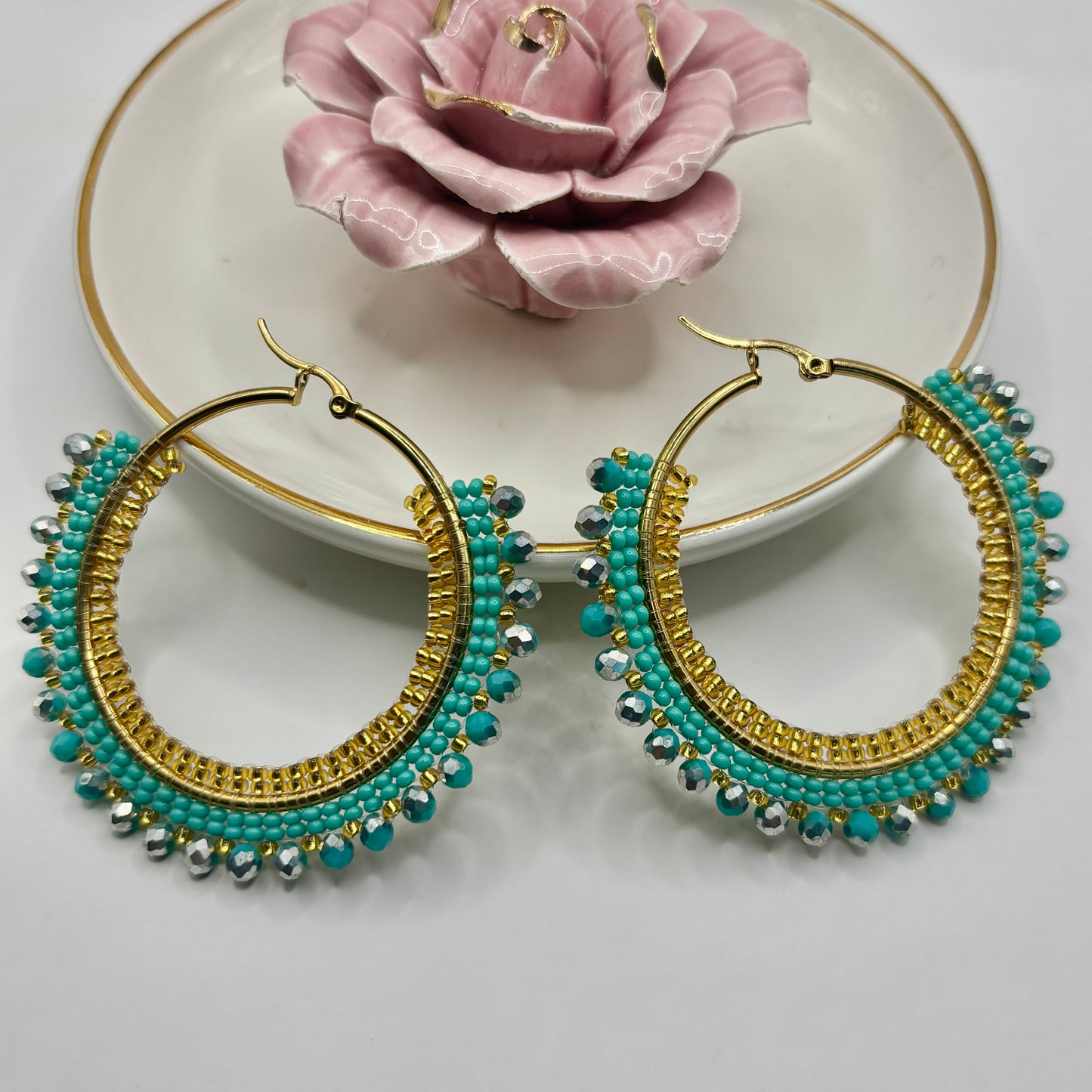Milano's Hoops Handmade Earrings
