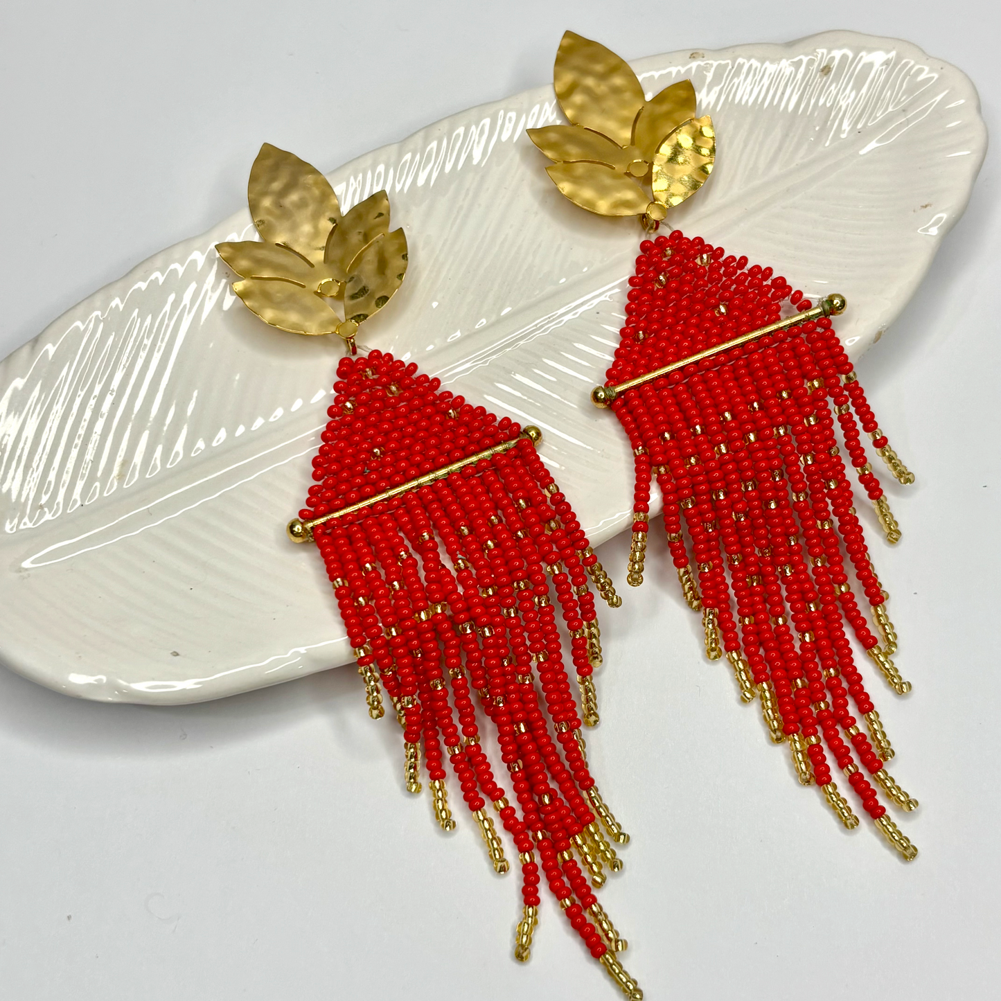 Catherine Tassel Earrings – Elegant & Playful Statement Jewelry