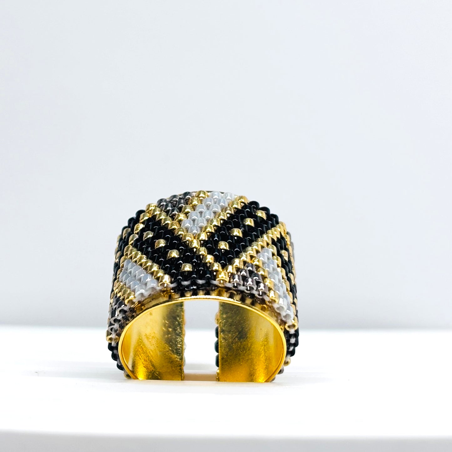 Ghalib Handmade Miyuki Ring