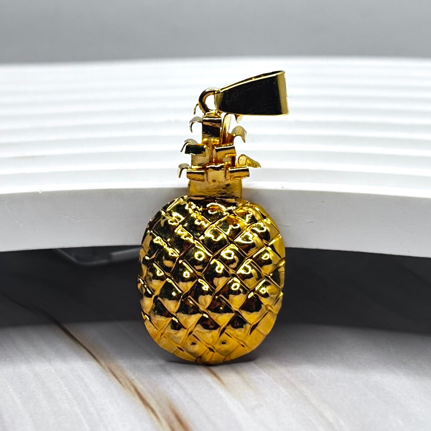 Handmade 24K Gold-Plated Bronze Necklace