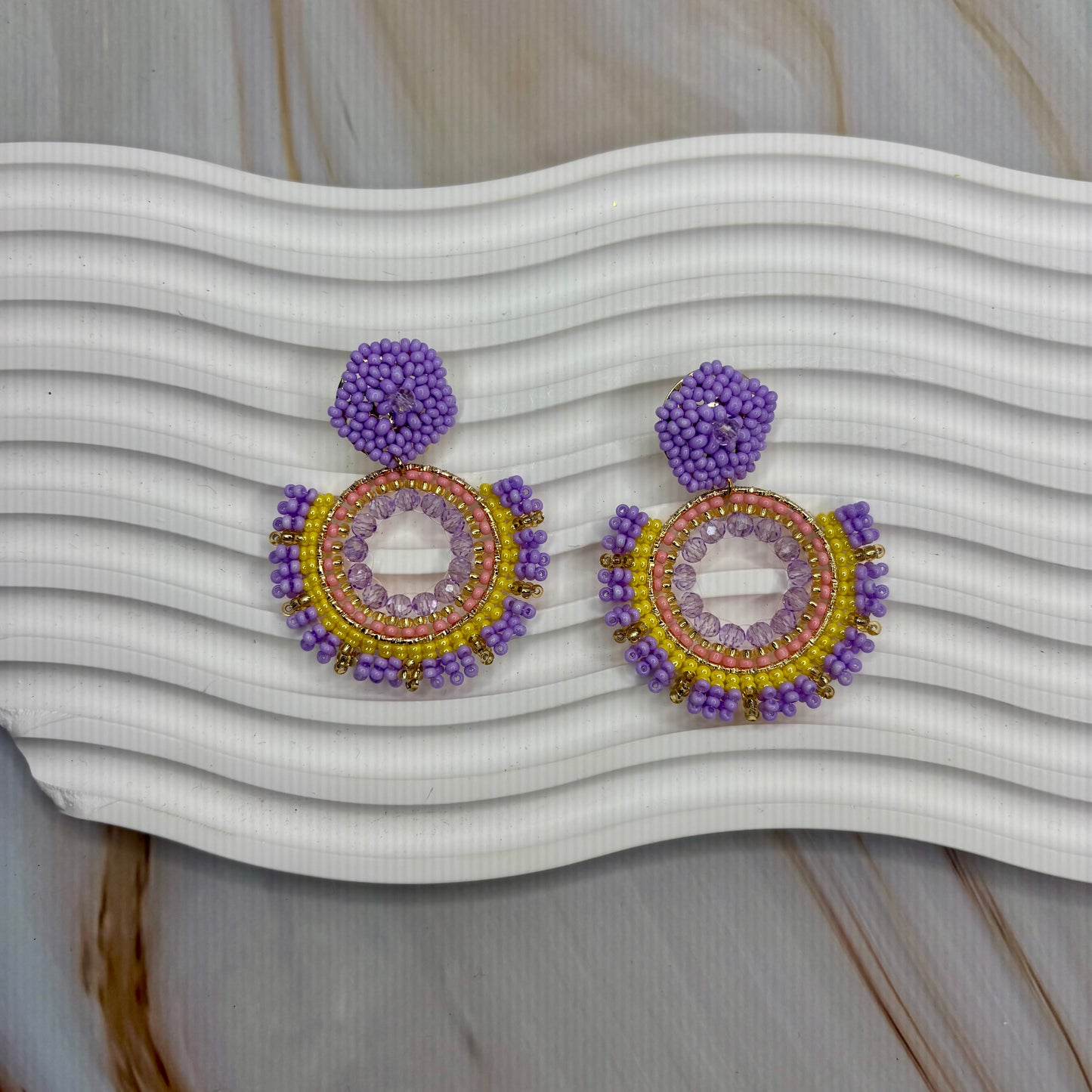 Merlina Fan Shape Earrings