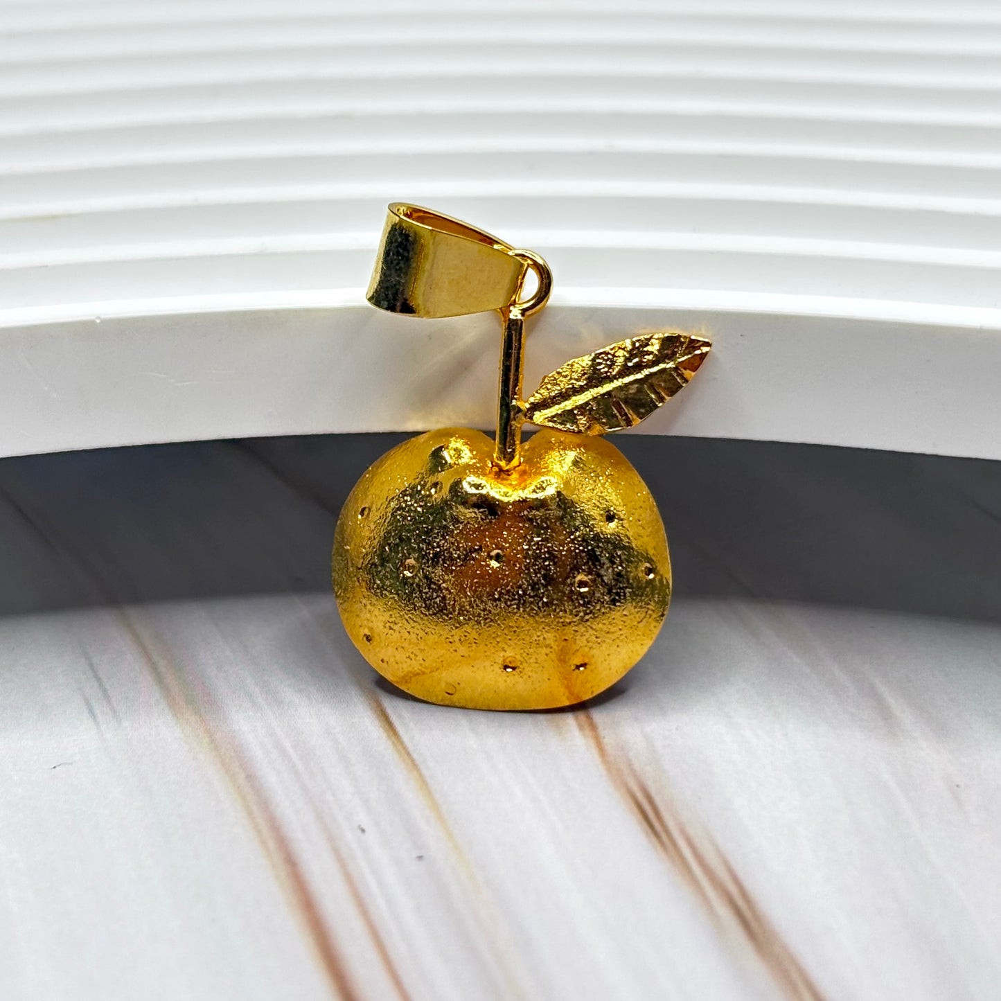 Handmade 24K Gold-Plated Bronze Necklace