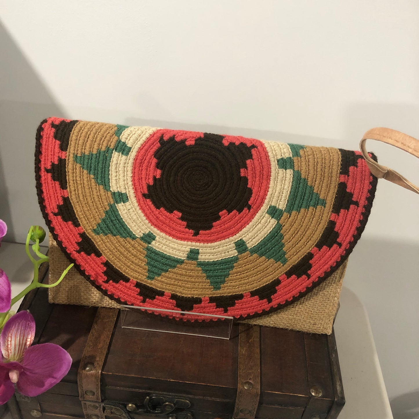 Wayuu  Clutch  Envelope Colombian Handmade