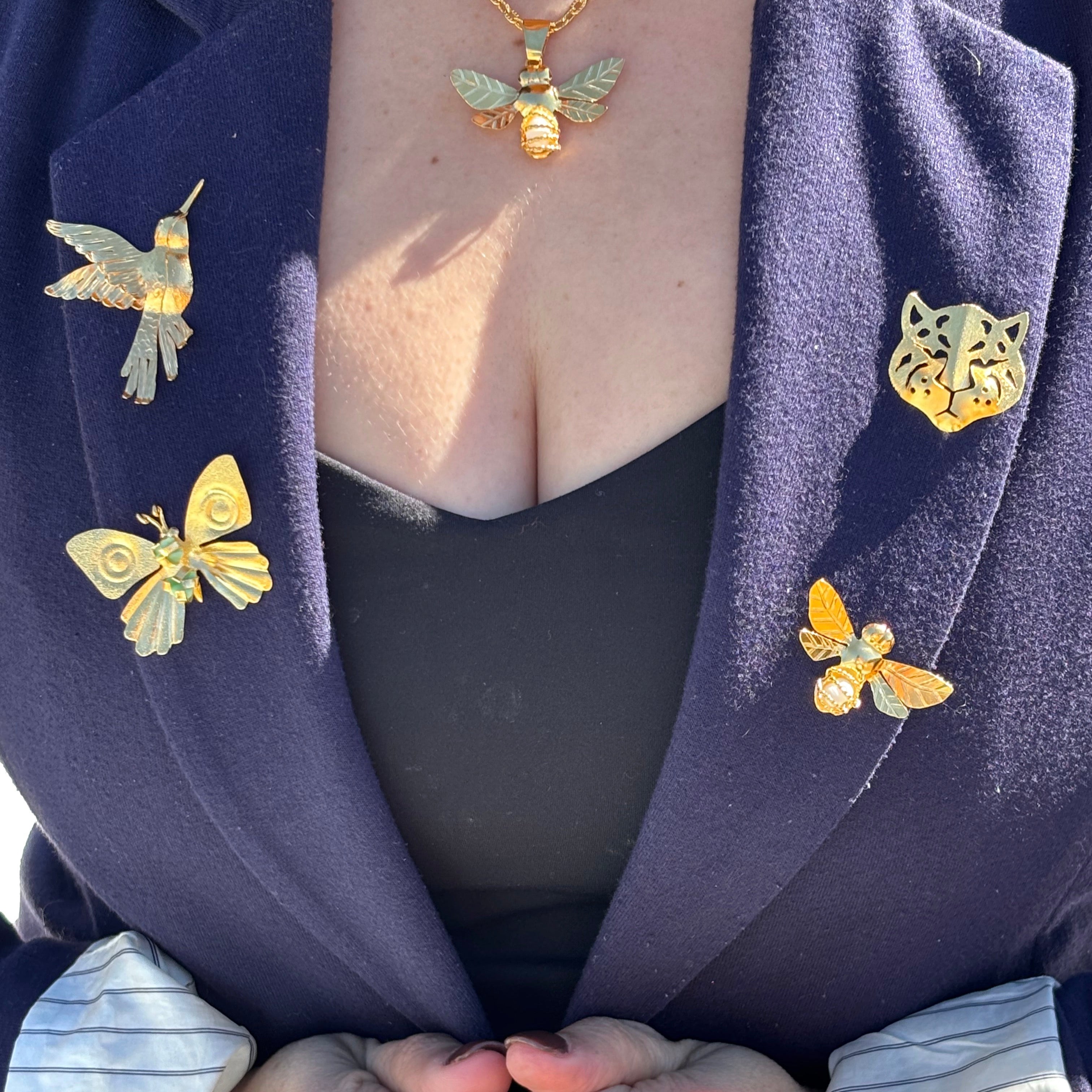 Butterfly Fancy Pin Brooch
