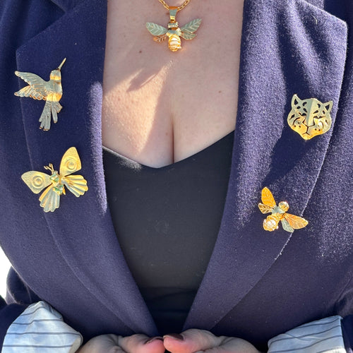 Butterfly Fancy Pin Brooch