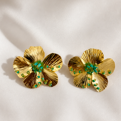 Hadassah Earrings Floral-Inspired