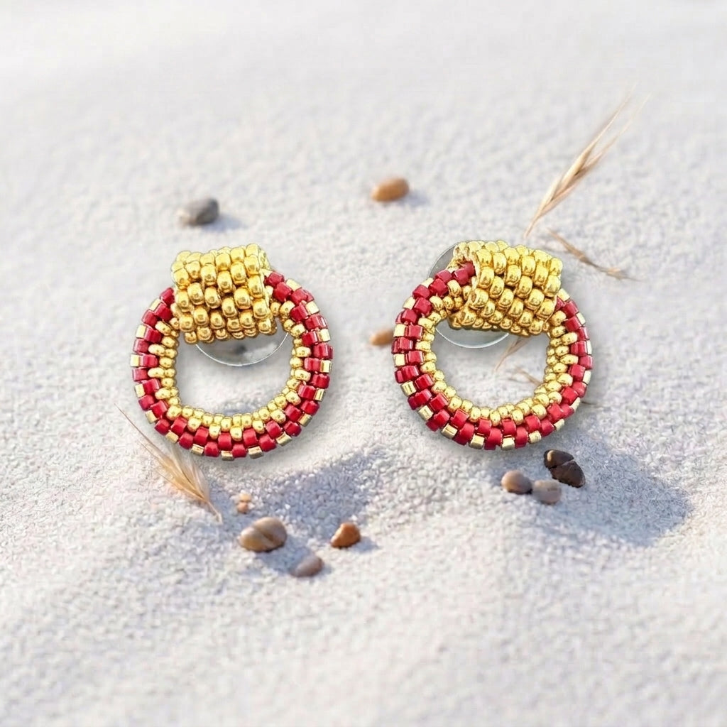 Naylani Earrings | Gold-Plated Bronze | Bellalu Jewelry
