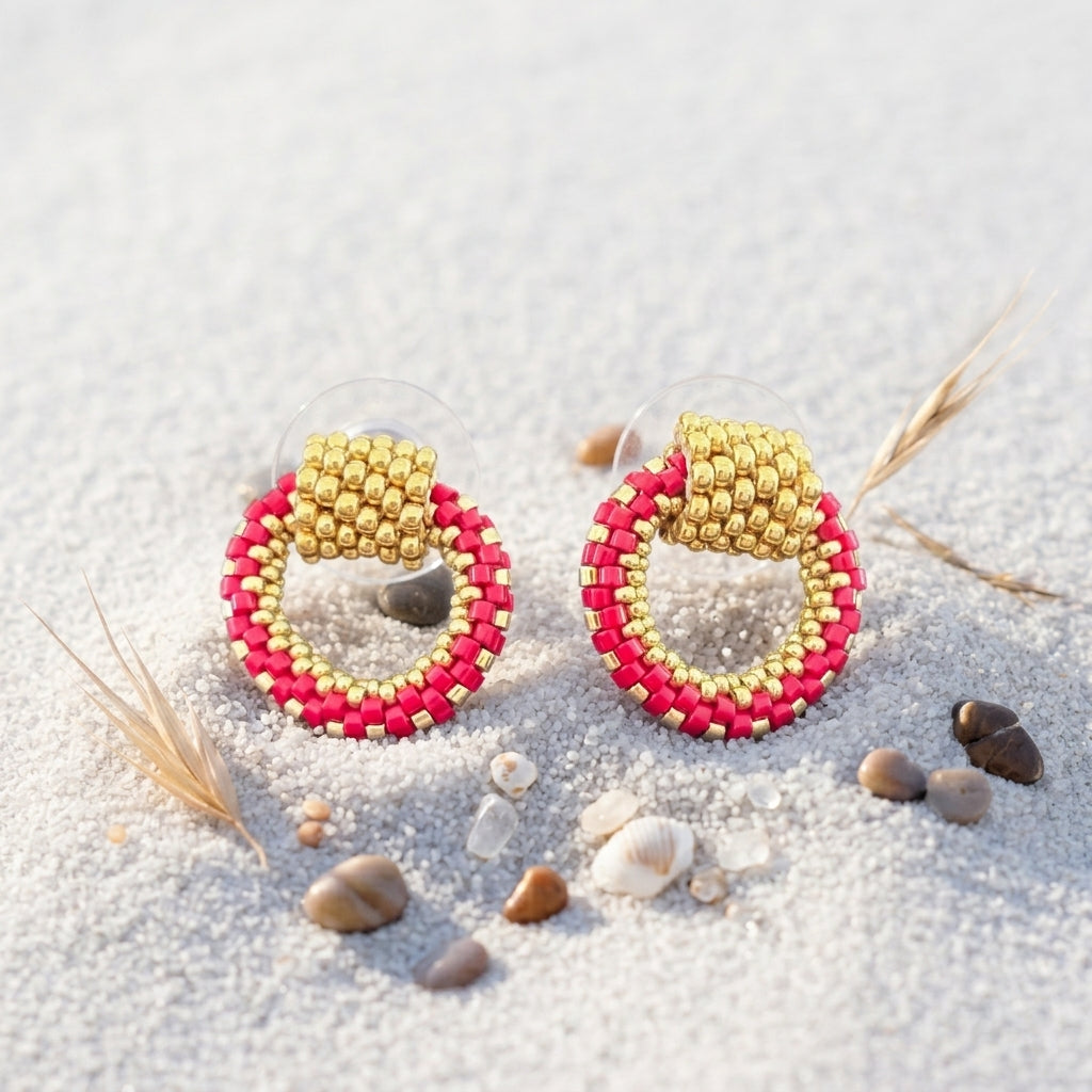 Naylani Earrings | Gold-Plated Bronze | Bellalu Jewelry