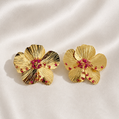 Hadassah Earrings Floral-Inspired