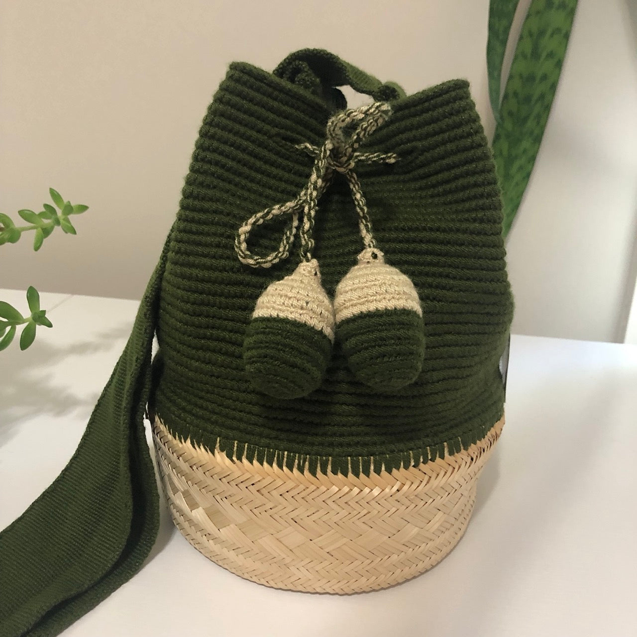 green Wayuu Tote Bag