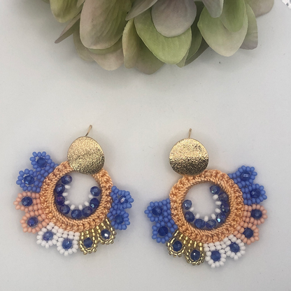 Handmade Crochet Colombian Earrings