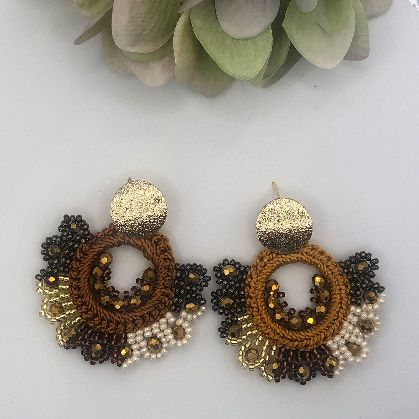 Handmade Crochet Colombian Earrings