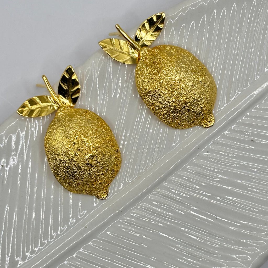 Lemon Earrings Fresh and Playful Citrus