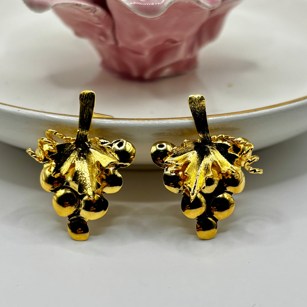 Grape Earrings  Unique, Stylish Jewelry for a Refined Look