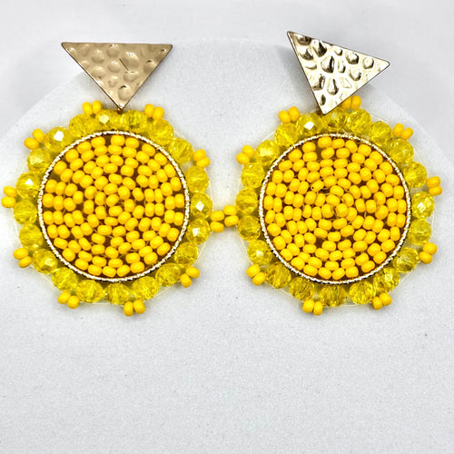 Yellow
A pair of elegant Kara Earrings with a sleek, modern design, perfect for any occasion.






