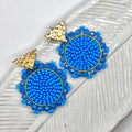 Blue
A pair of elegant Kara Earrings with a sleek, modern design, perfect for any occasion.