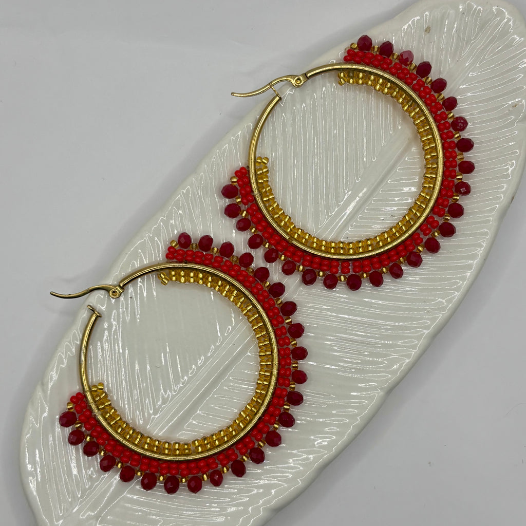 Milano's Hoops Handmade Earrings