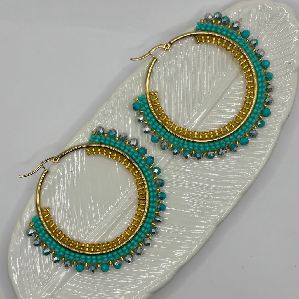 Milano's Hoops Handmade Earrings
