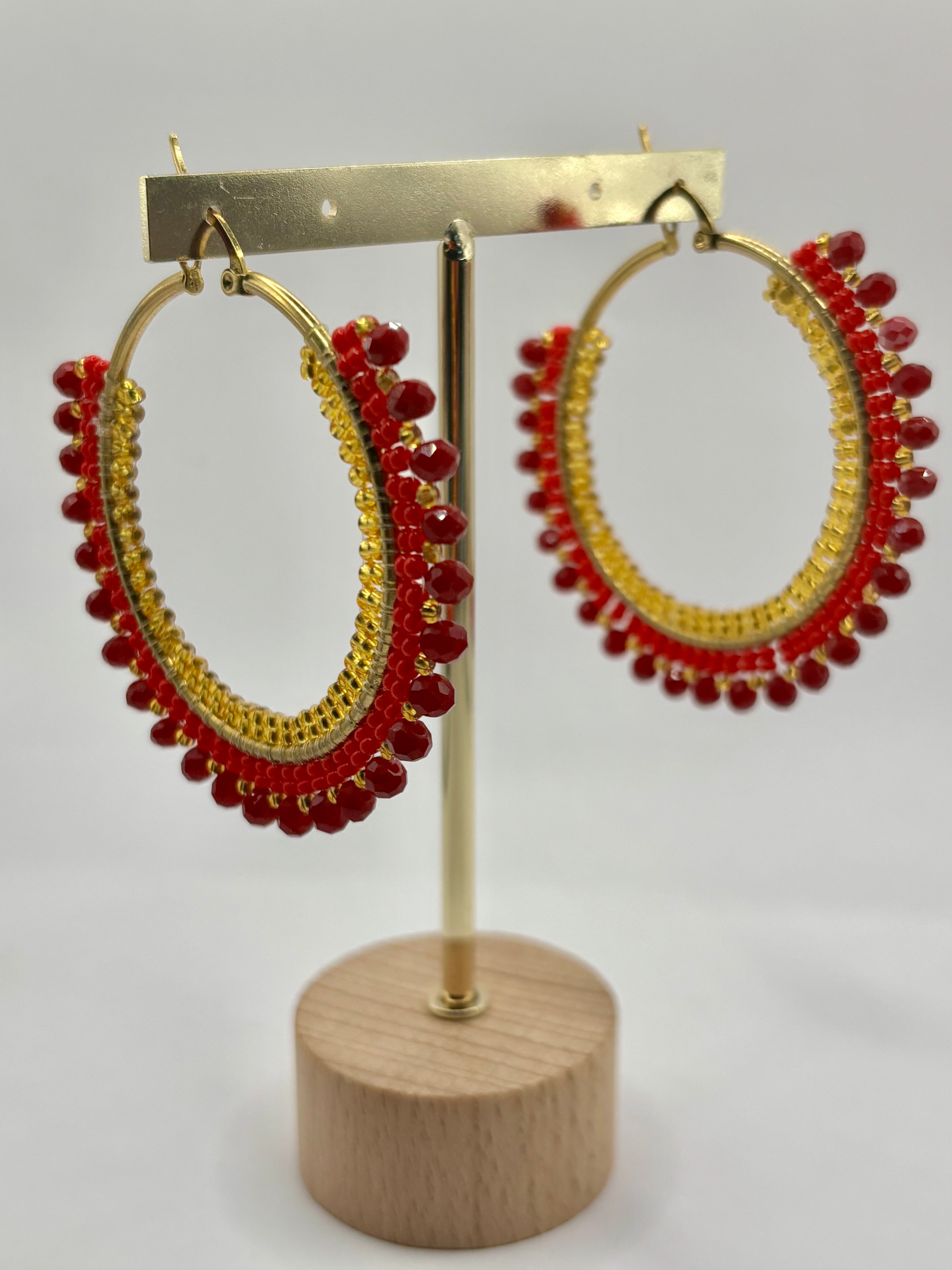 Milano's Hoops Handmade Earrings