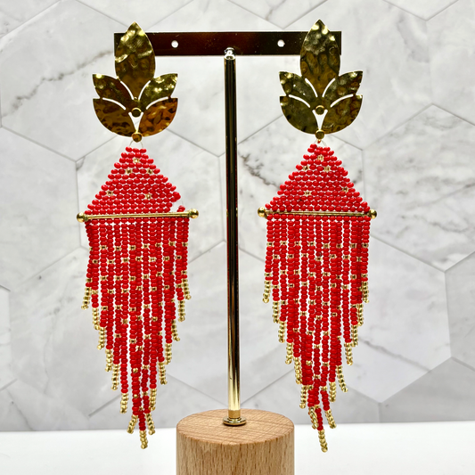 Catherine Tassel Earrings – Elegant & Playful Statement Jewelry