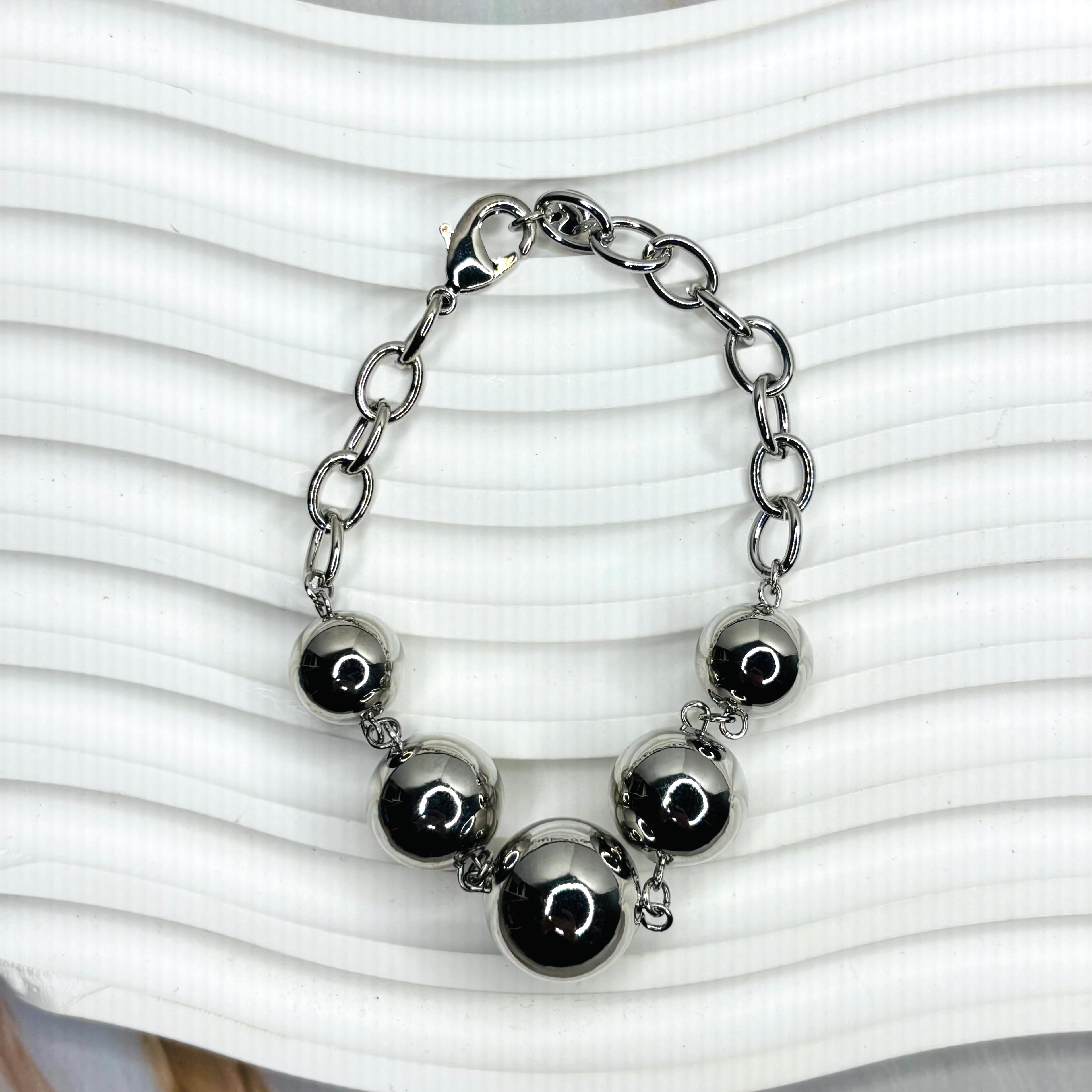 Elegant Sterling Silver Bracelet