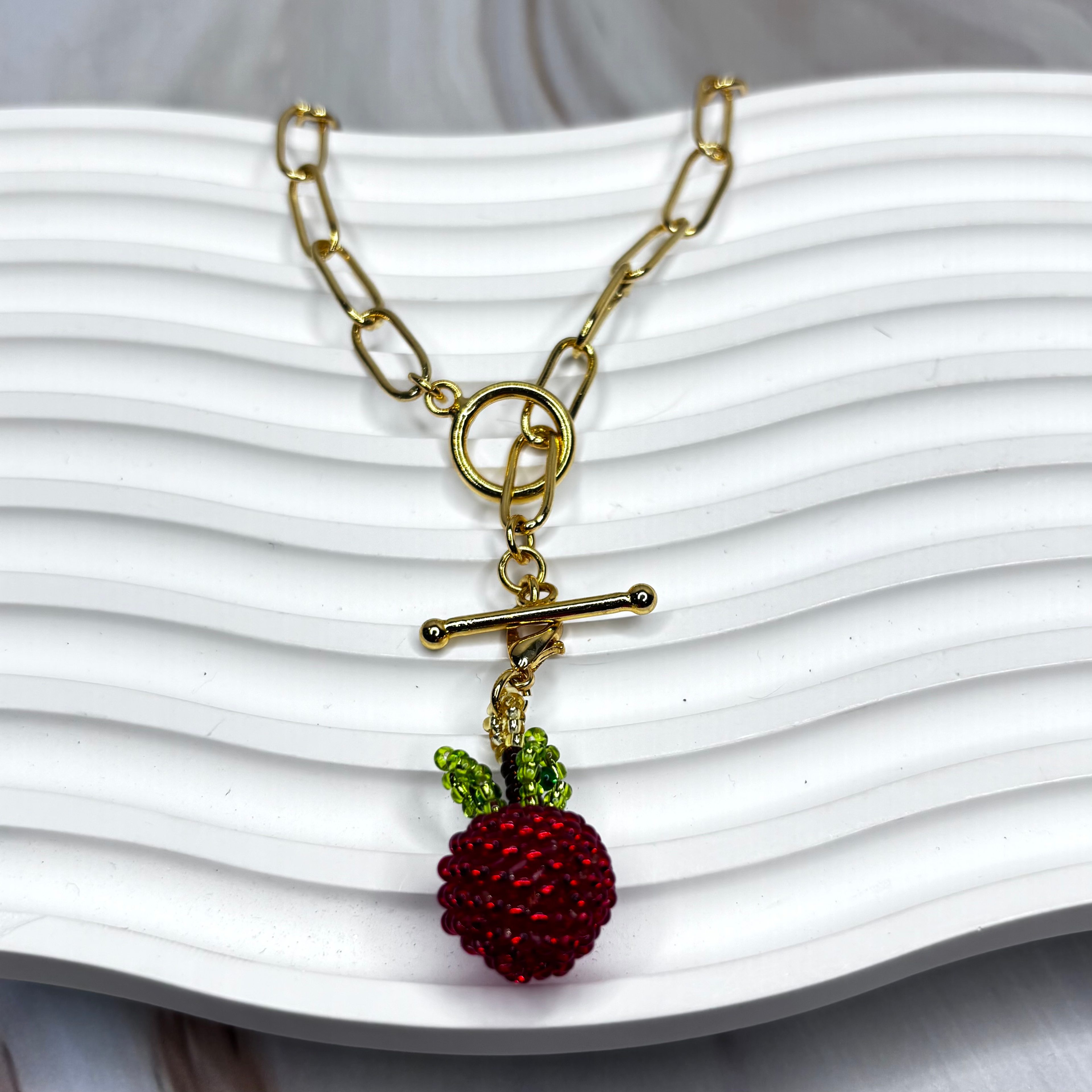 🍎 Enchanted Handmade Apple Charm 🍎