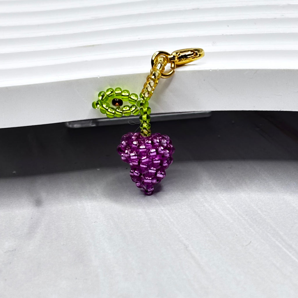 🍇 Handmade Grape Charm  🍇