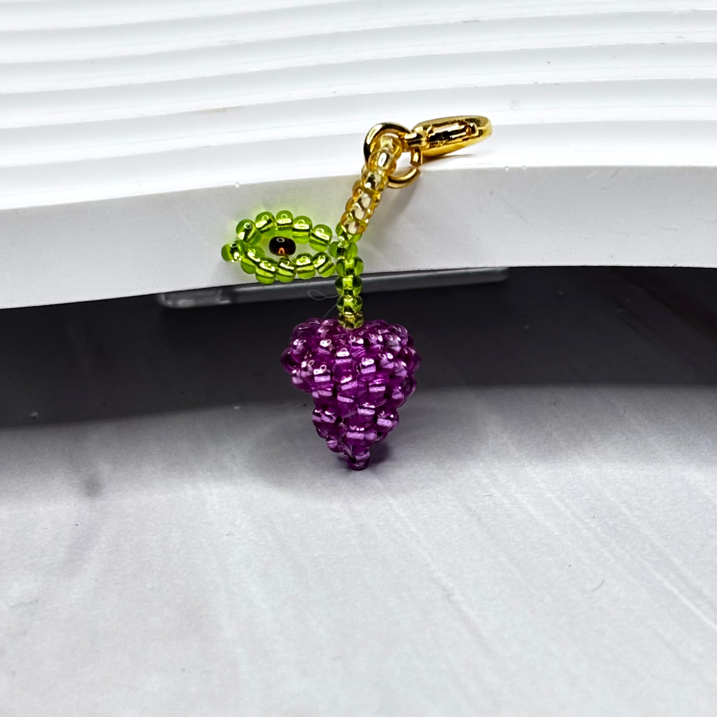 🍇 Handmade Grape Charm  🍇