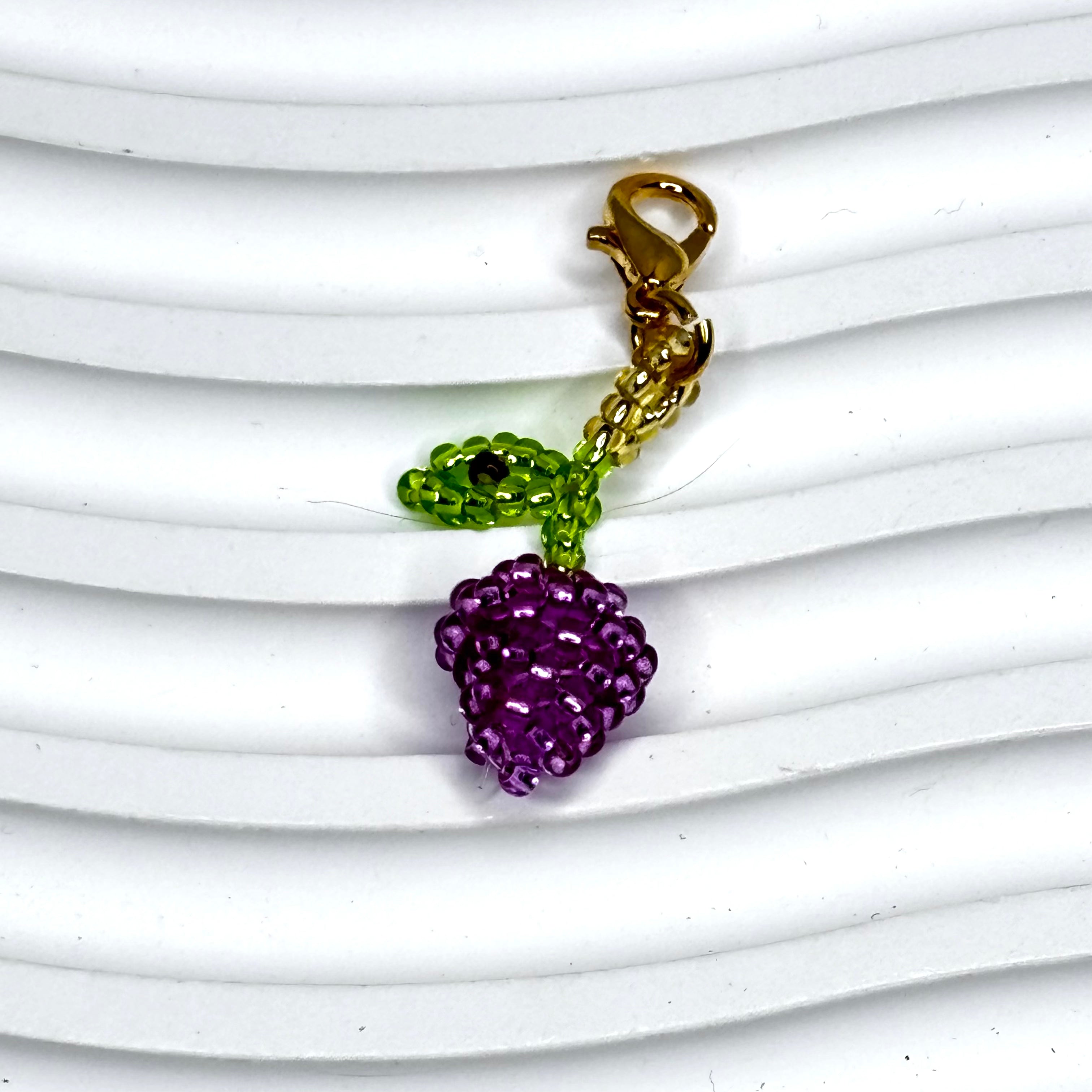 🍇 Handmade Grape Charm  🍇