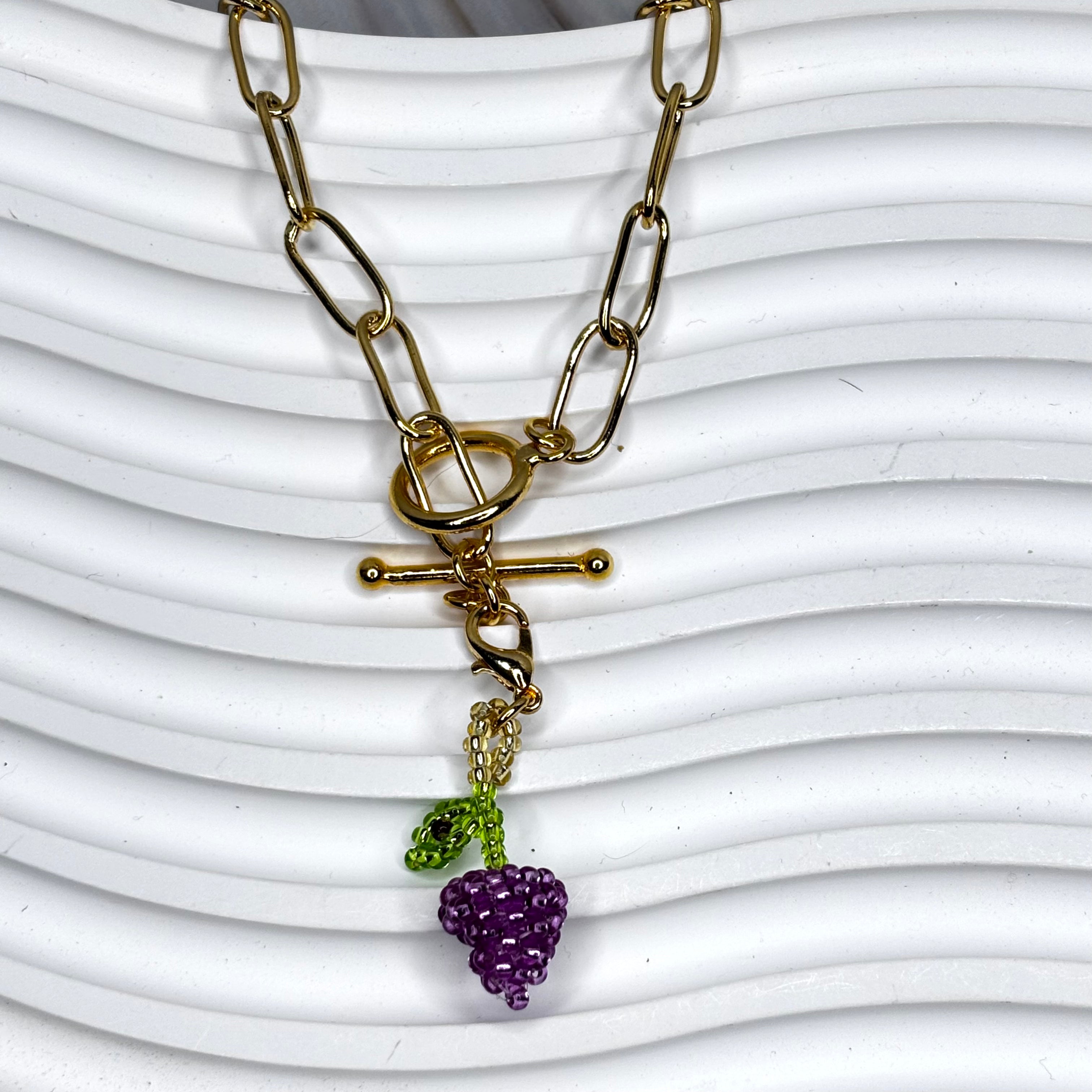 🍇 Handmade Grape Charm  🍇