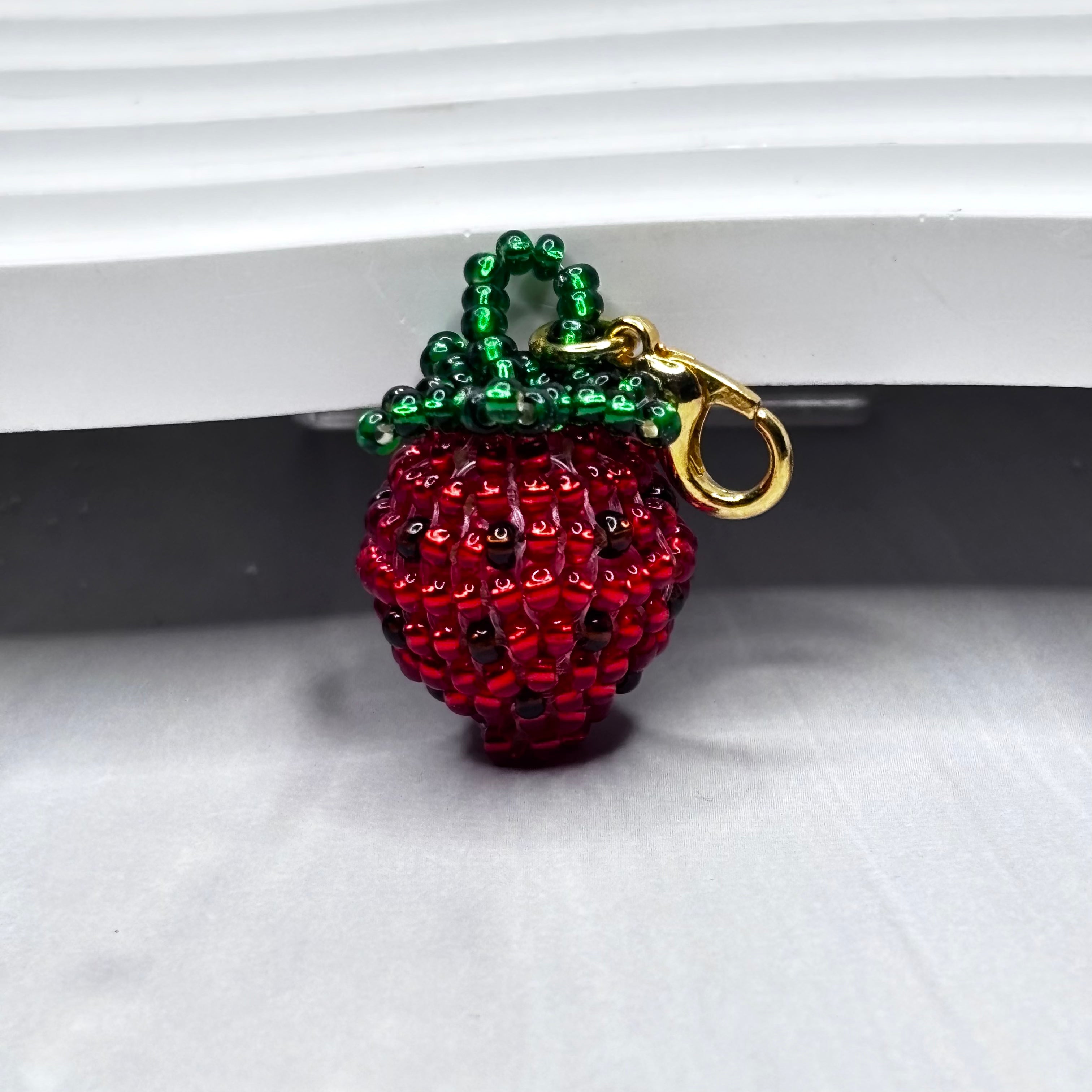 🍓 Enchanted Handmade Strawberry Charm 🍓