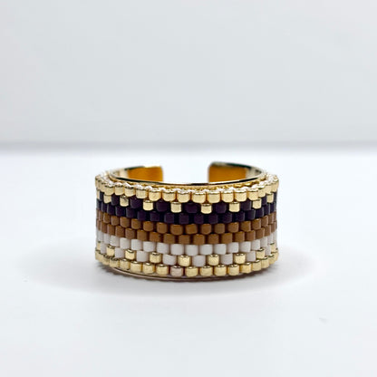 Eliel Miyuki Adjustable Ring