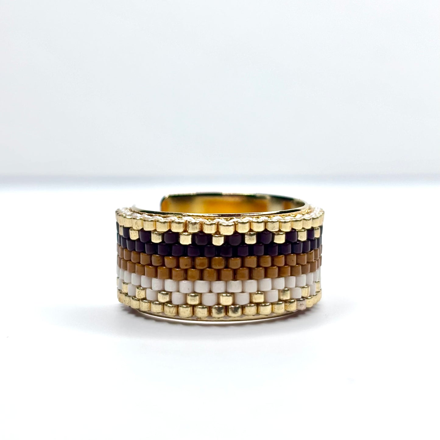 Eliel Miyuki Adjustable Ring