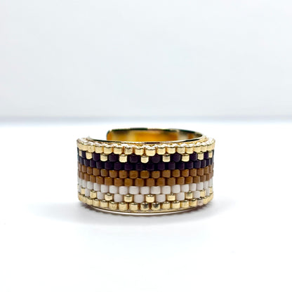 Eliel Miyuki Adjustable Ring