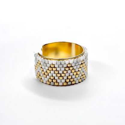 Ahuva Miyuki Adjustable Ring