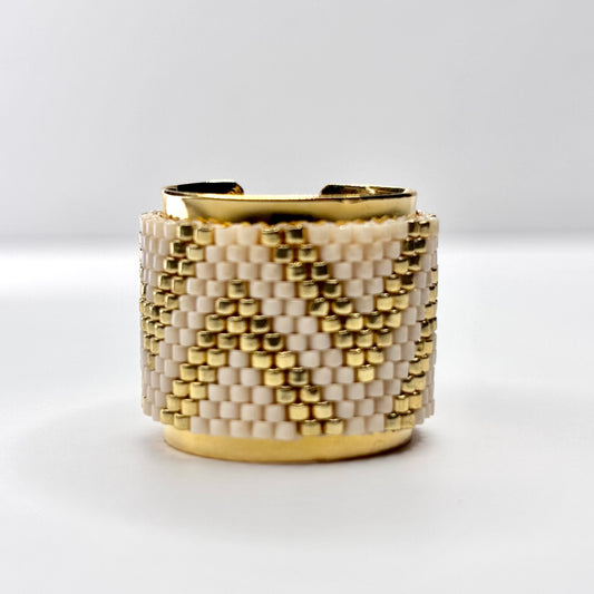 Bagues ajustables Miyuki Lines