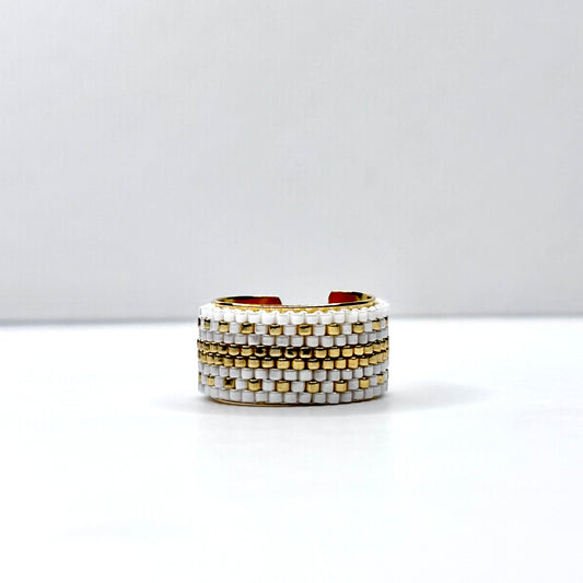 Bagues ajustables Miyuki Lines