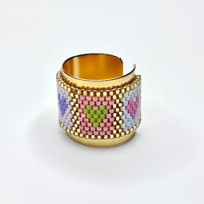 Faige Miyuki Adjustable Rings