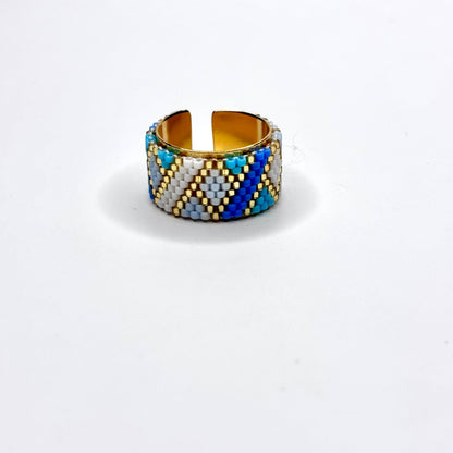 Bagues ajustables Miyuki Lines