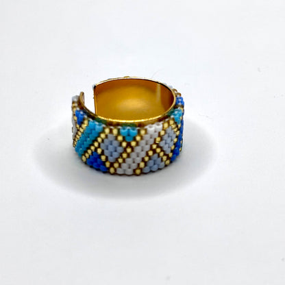 Bagues ajustables Miyuki Lines