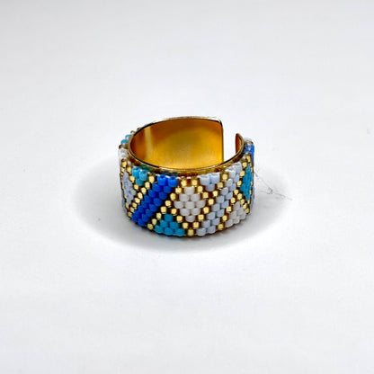 Bagues ajustables Miyuki Lines