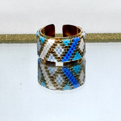 Bagues ajustables Miyuki Lines