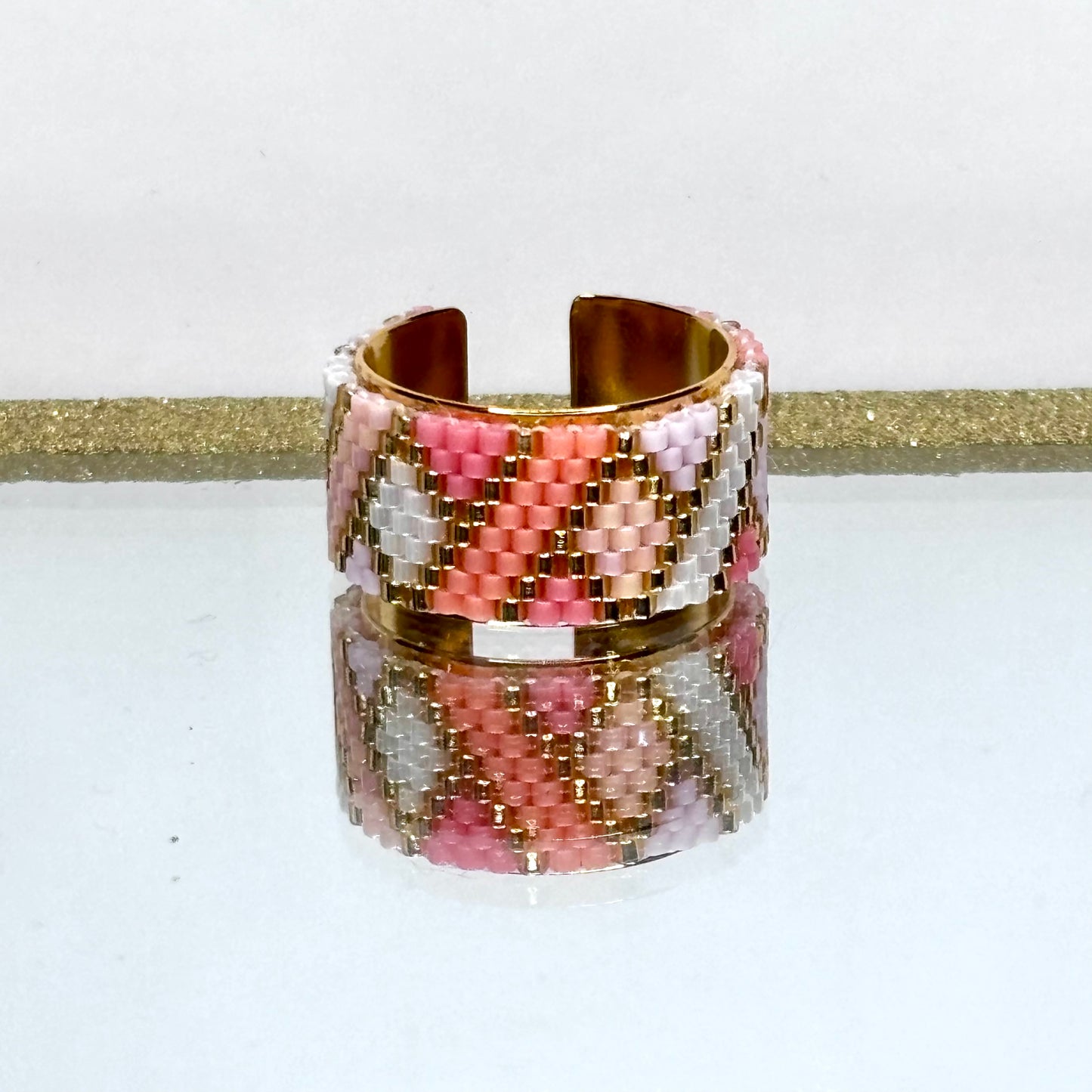 Bagues ajustables Miyuki Lines