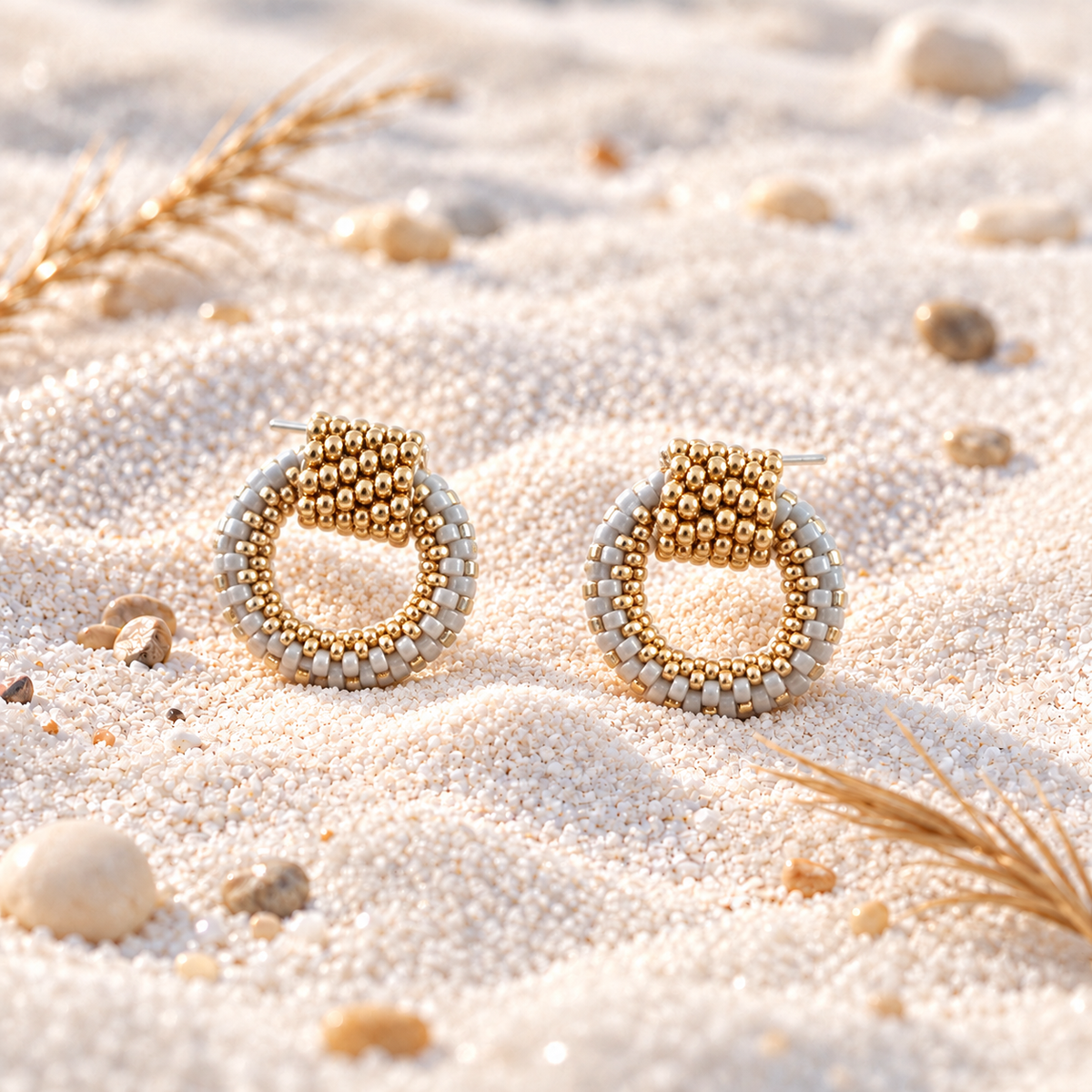 Naylani Earrings | Gold-Plated Bronze | Bellalu Jewelry