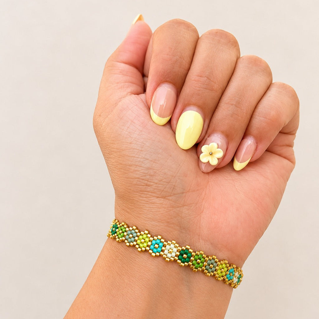 Miyuki Mini Flower Bracelets