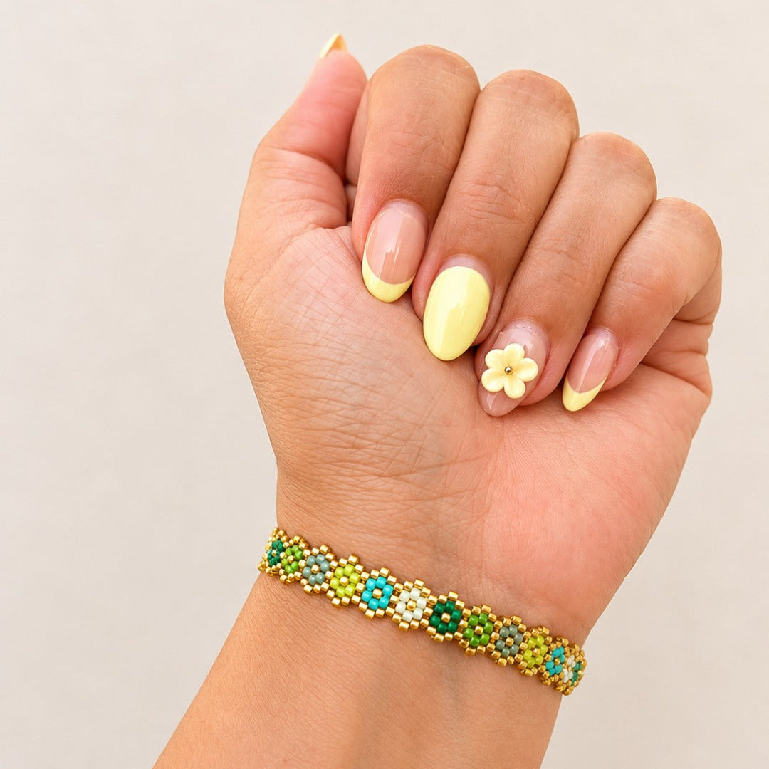 Miyuki Mini Flower Bracelets