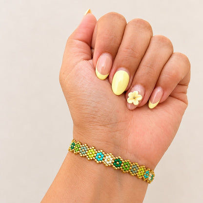 Miyuki Mini Flower Bracelets