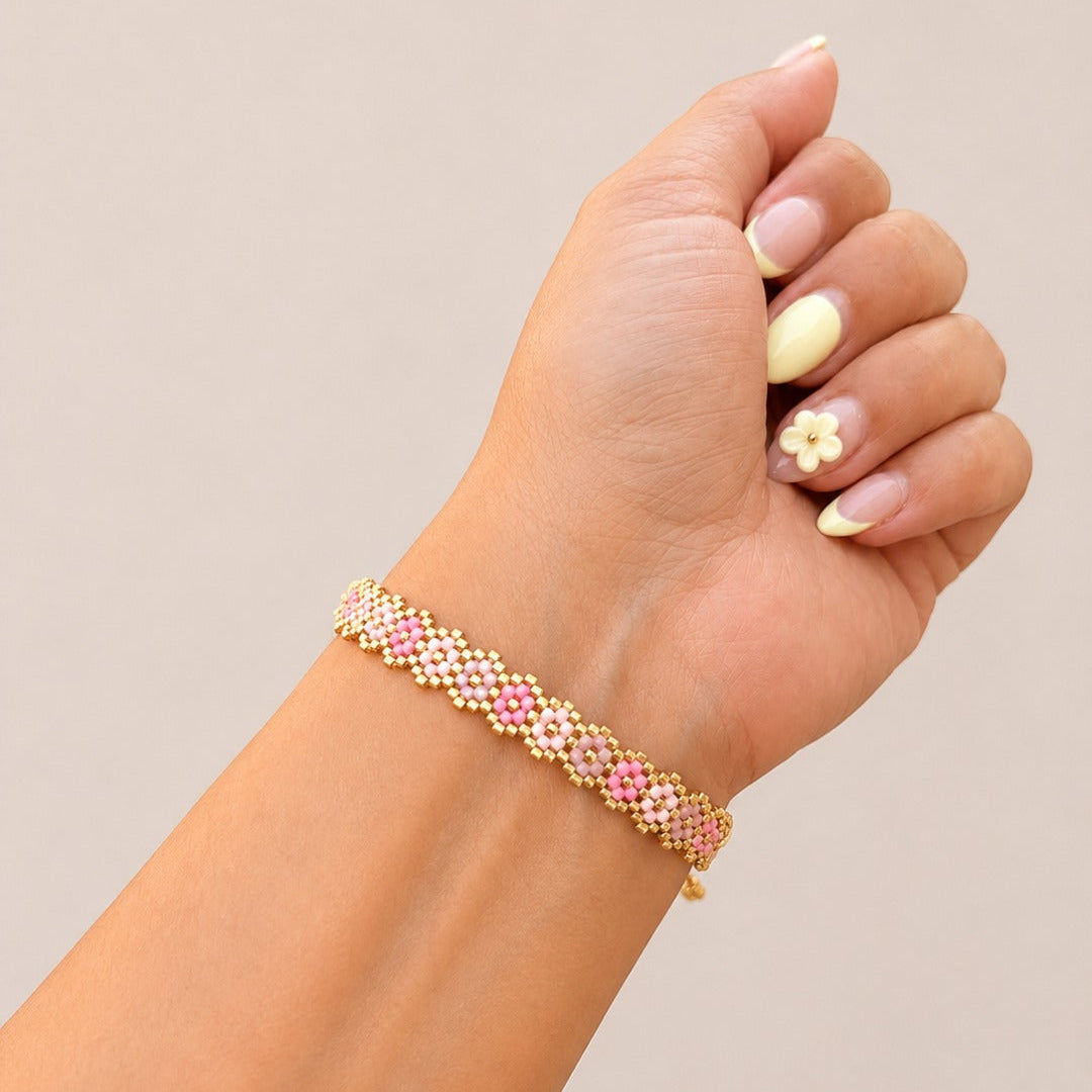 Miyuki Mini Flower Bracelets