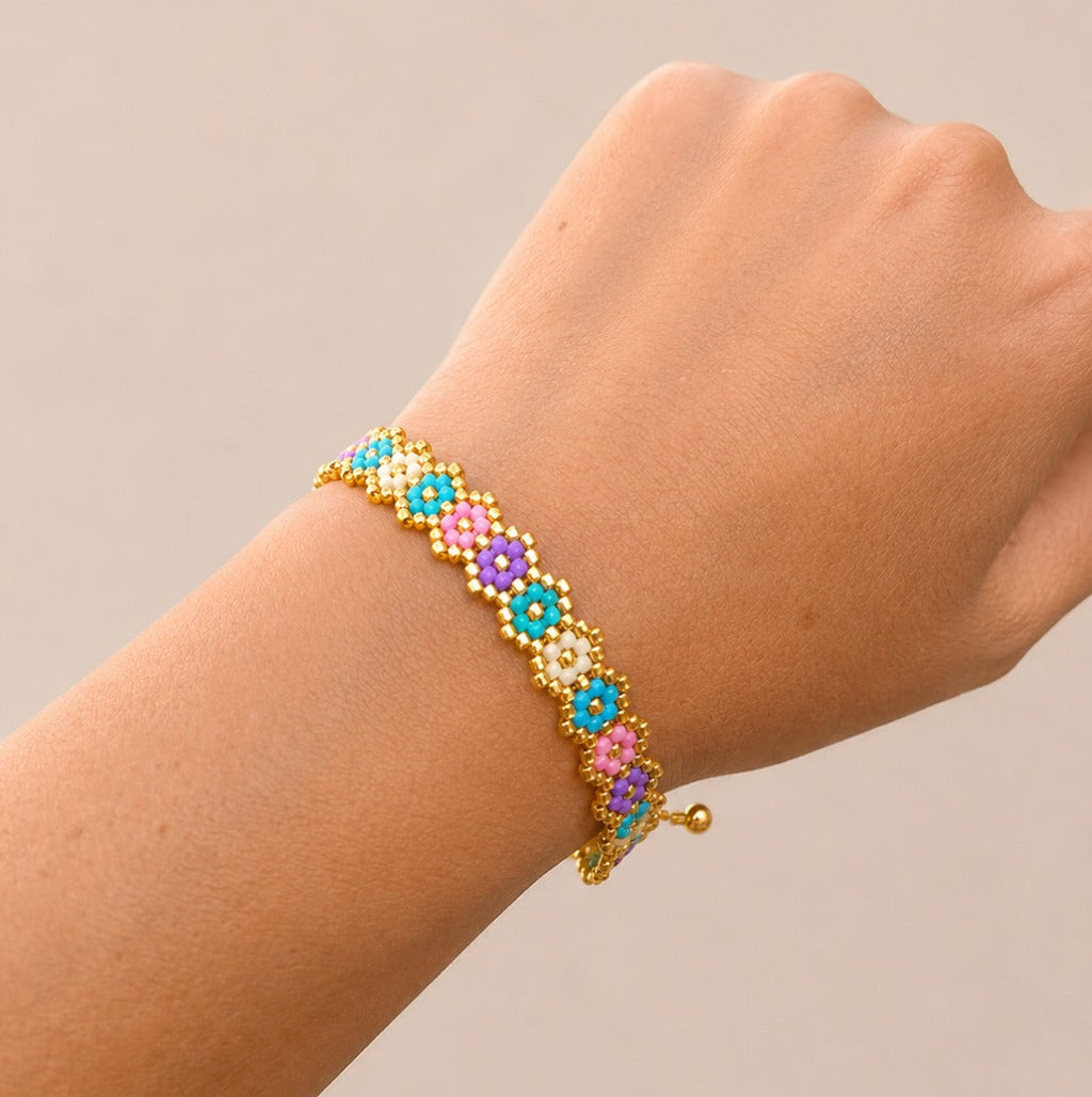 Miyuki Mini Flower Bracelets | Bellalu